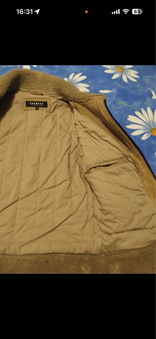 Cazadora de piel doble faz mujer