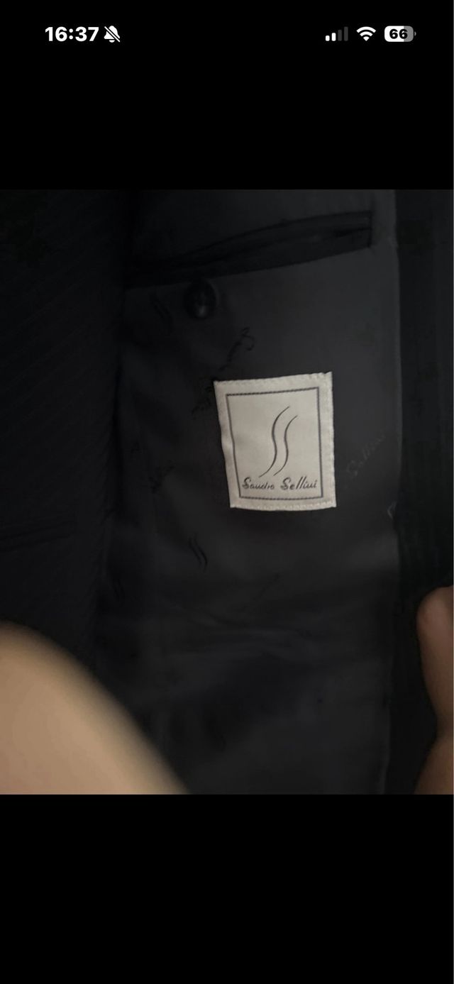 Traje Saudro Sallini Negro