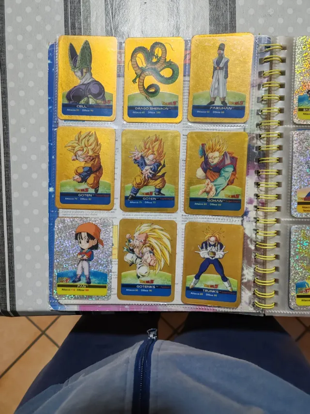 Lotto Lamincards e Carte Dragon Ball