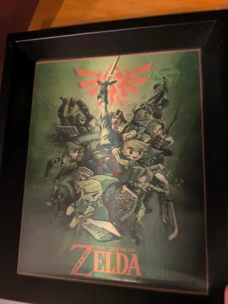 Cuadro Zelda 3D