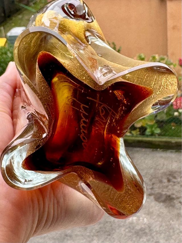 Elefante Murano Oro 24k Vetro Artistico