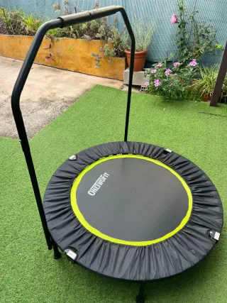 Trampolín Onetwofit plegable adultos 101cm