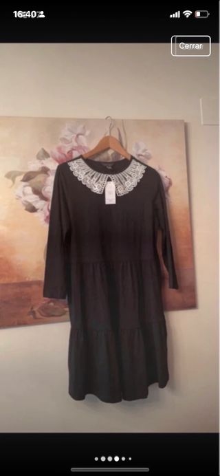 Vestido Negro Algodón Orgánico