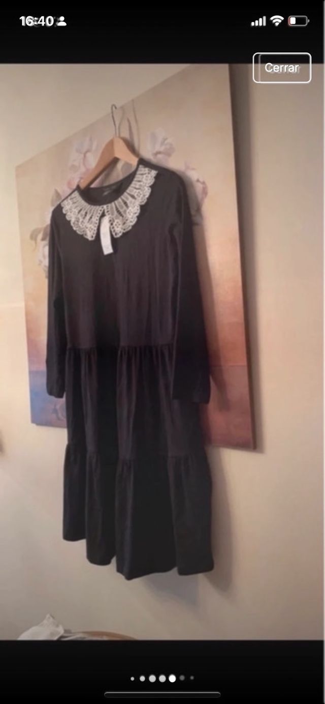 Vestido Negro Algodón Orgánico