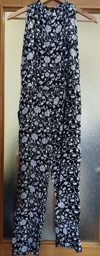 Mono largo estampado floral talla M