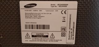 TV LED Samsung 22 UE22H5000AW negro
