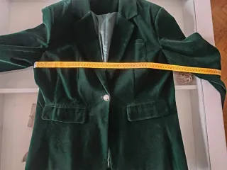 Blazer terciopelo verde talla 42