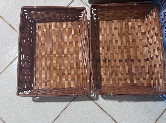 Set 2 Cesti in Vimini
