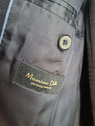 Abrigo Massimo Dutti Azul Marino
