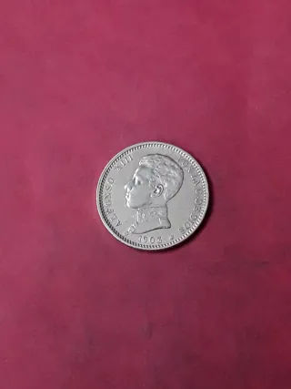 1 PESETA PLATA 1903 ALFONSO XIII