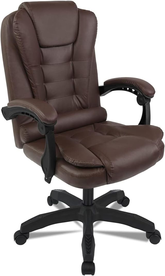 Silla Oficina Ergonómica Director Marrón