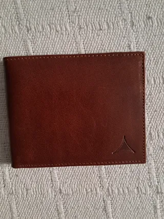 Cartera Billetera de piel hombre. 