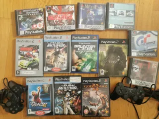 Consola PlayStation 2 + 10 Juegos