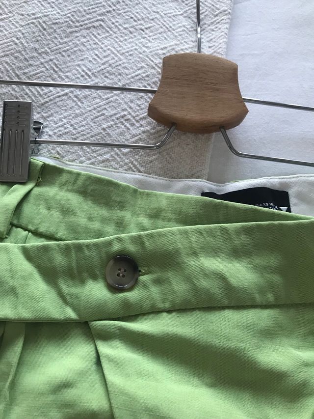 Pantalón ancho verde