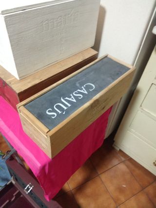 Cajas de madera para licor