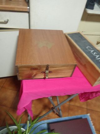 Cajas de madera para licor