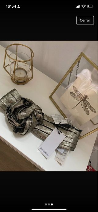 Tocado Pedro del Hierro Flor Lentejuelas