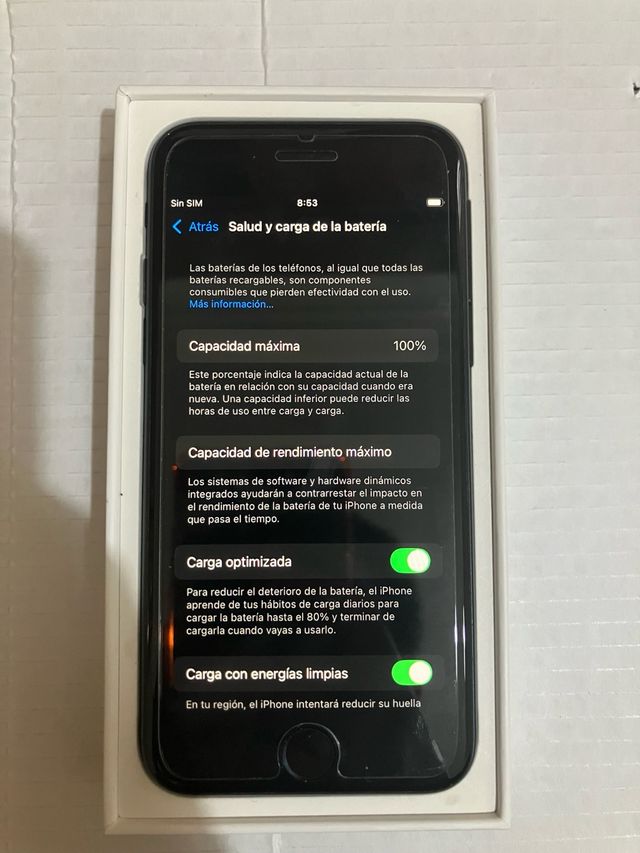 iPhone SE 2022 64GB Batería 100%