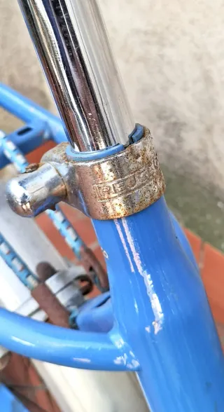 Bicicleta Peugeot Azul Plegable