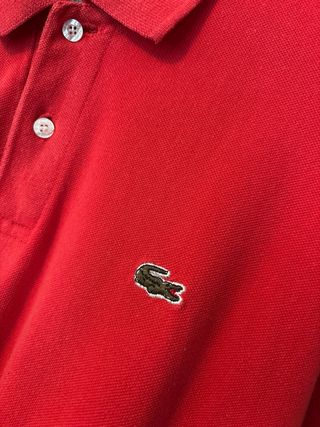 Polo Lacoste Rojo Talla XXL