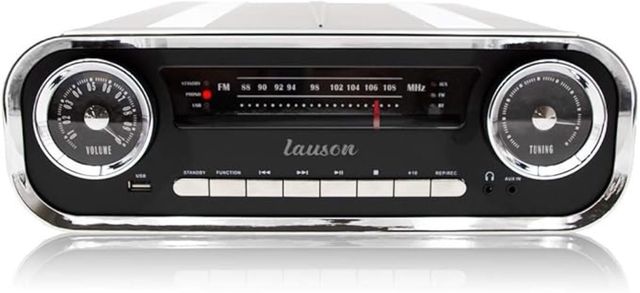 Giradischi Lauson nero/argento