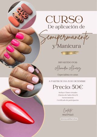 Curso Semipermanente y Manicura Online