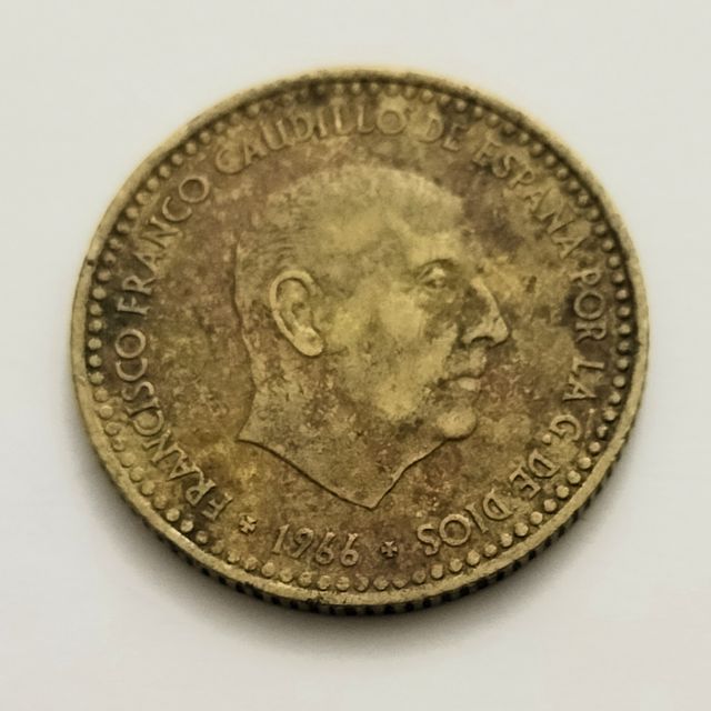 4 Monedas 1 Pta 1966 Franco