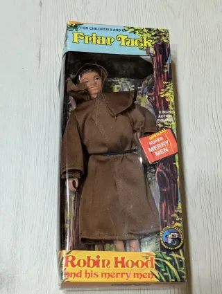  Tres Figuras Mego Robin Hood y grúa bullycan