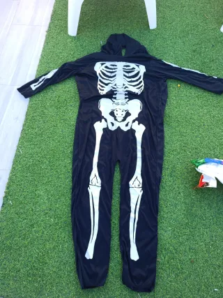 Disfraz esqueleto Halloween talla xL