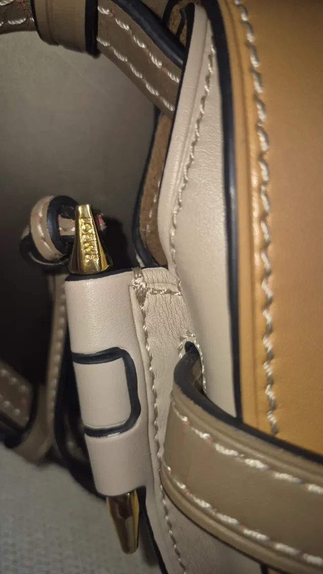 Bolso Loewe Gate Beige y Gris