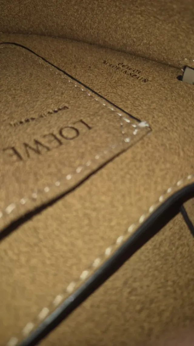 Bolso Loewe Gate Beige y Gris