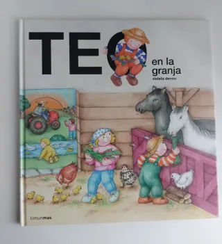 Teo en la granja