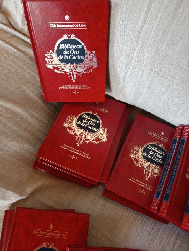 Colección 63 libros biblioteca de oro de la cocina