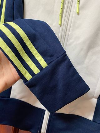 Conjunto Adidas S Azul y Beige