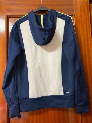 Conjunto Adidas S Azul y Beige