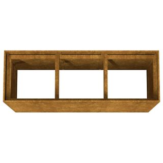 Jardinera Acero Corten 120x40x80 cm