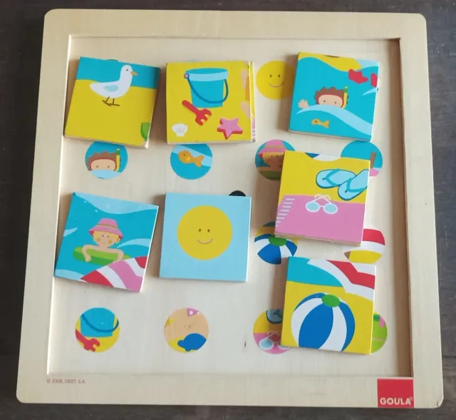 Puzzle madera Goula verano