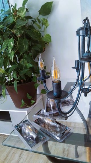 Lámpara de techo 5 brazos Artesanía Joalpa