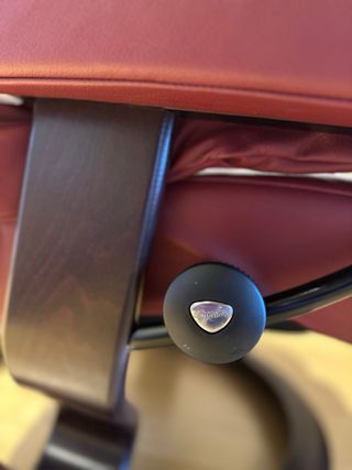 Sillón Stressless Reclinable Cuero Granate