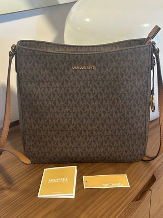 Bolso Michael Kors Marrón y Dorado