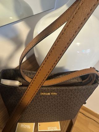 Bolso Michael Kors Marrón y Dorado