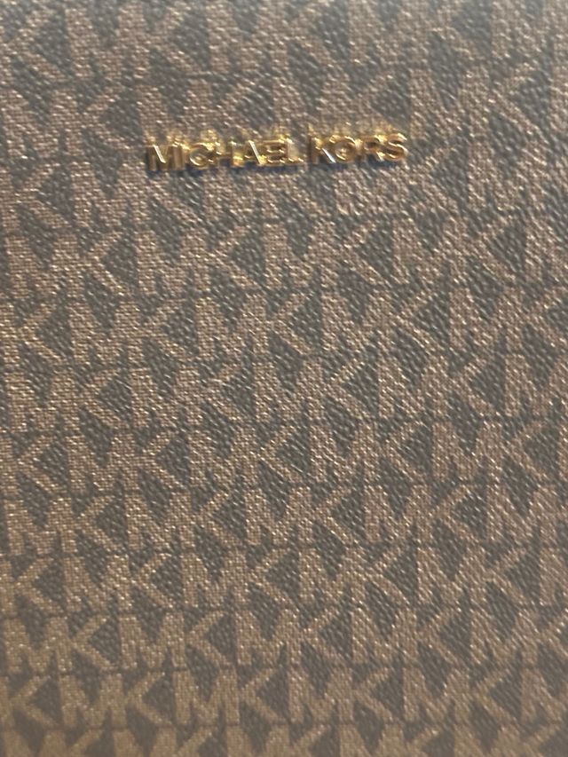 Bolso Michael Kors Marrón y Dorado