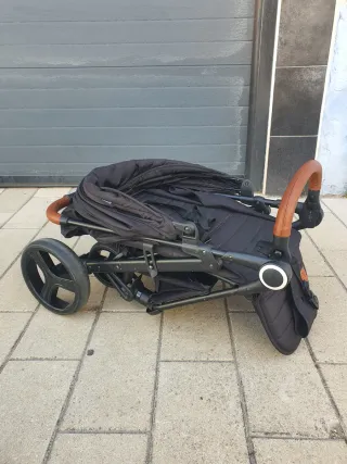 Carro silla de bebé negro