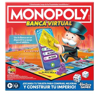 Monopoly Banca Virtual Juego de Mesa 2-6J
