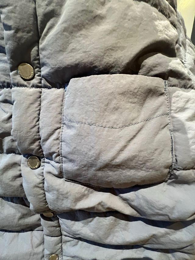 Chaqueta anorak acolchada azul