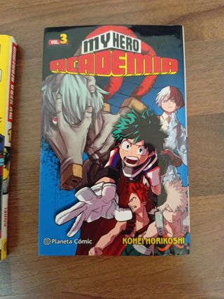 My Hero Academia nº 1 , 2, 3