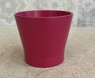 Set 5 Maceteros Cubre-Maceta Rosas Plástico