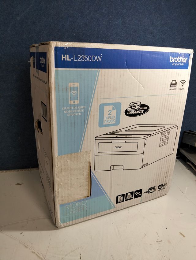 Impressora laser monocromática Brother HL‑L2350DW WiFi USB 2.0