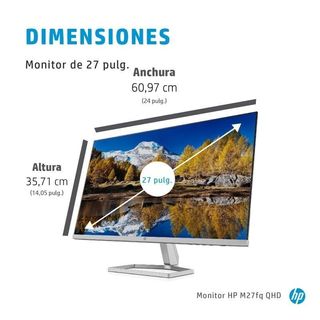 Monitor HP 27" Full HD HSTND‑9951‑K ultra‑delgado LED
