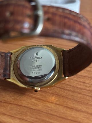 Reloj Festina Bañado en Oro Vintage
